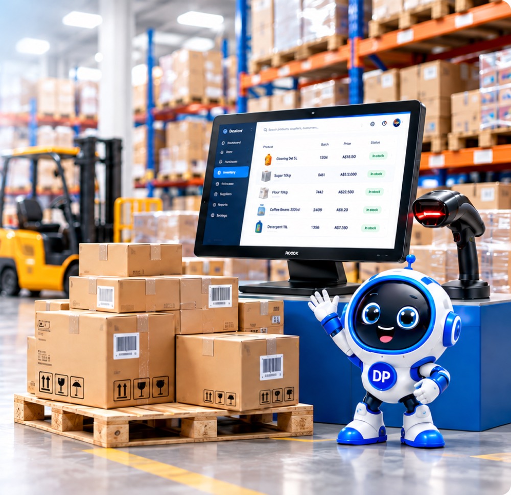 Wholesale & distributors counter with DarajaERP Workspace and Daja